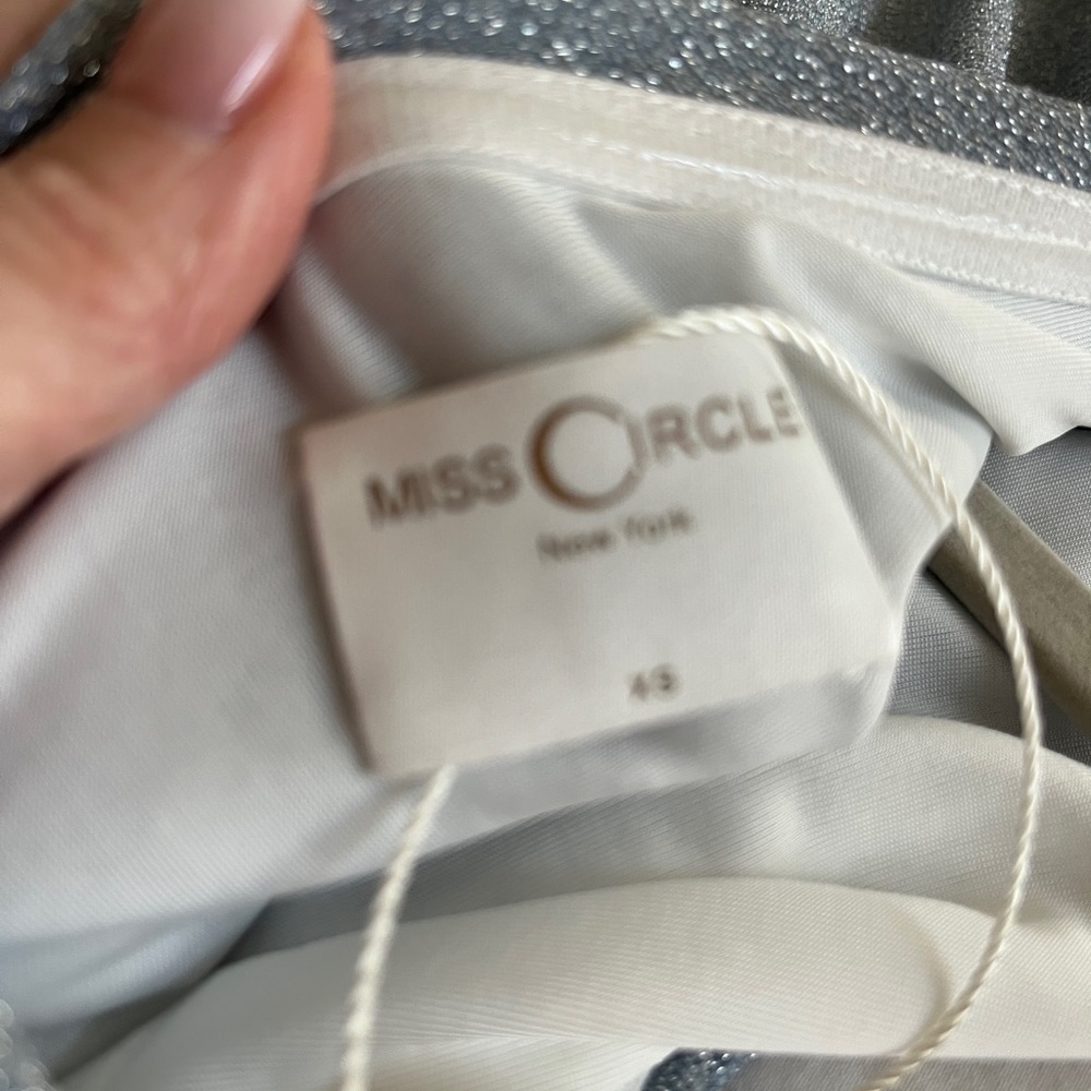 Miss Circle one shoulder sparkle dress